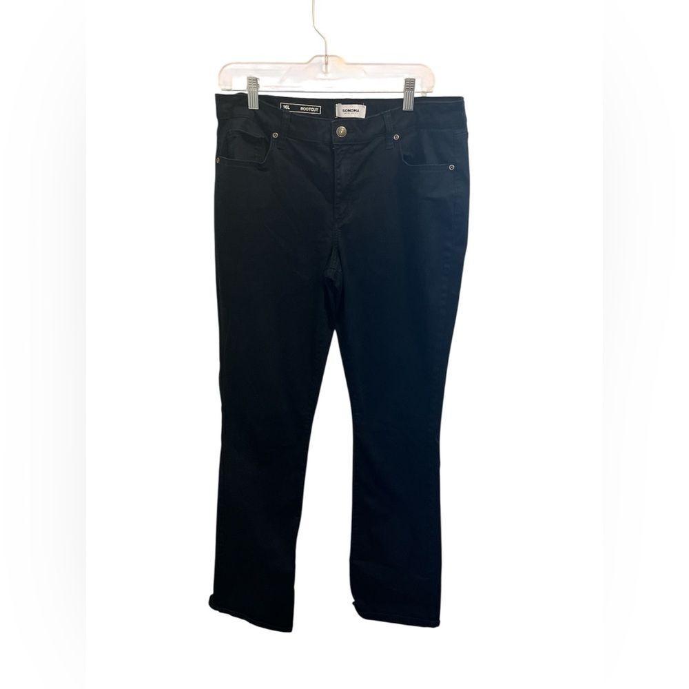 Sonoma Black Bootcut size 16L Pants